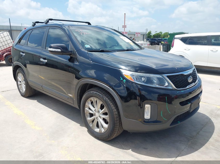 2014 Kia Sorento VIN 5XYKUDA74EG524964 IAAI salvage auction — REAR END, Original (Texas), sold $1,700 on 2026-07-13 (photo 1)