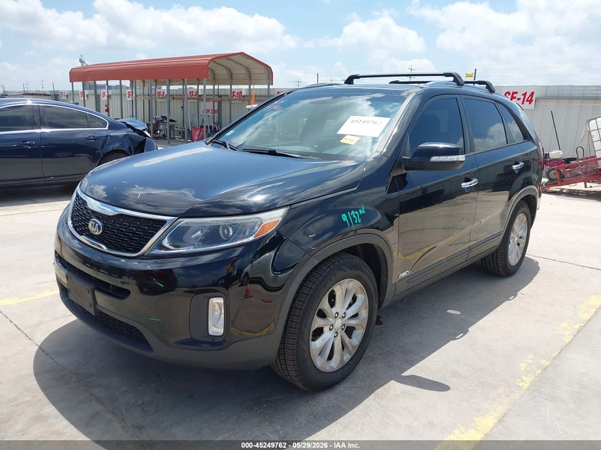 2014 Kia Sorento VIN 5XYKUDA74EG524964 IAAI salvage auction — REAR END, Original (Texas), sold $1,700 on 2026-07-13 (photo 2)