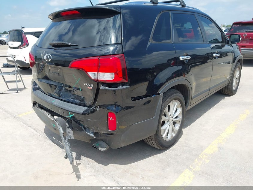2014 Kia Sorento VIN 5XYKUDA74EG524964 IAAI salvage auction — REAR END, Original (Texas), sold $1,700 on 2026-07-13 (photo 6)