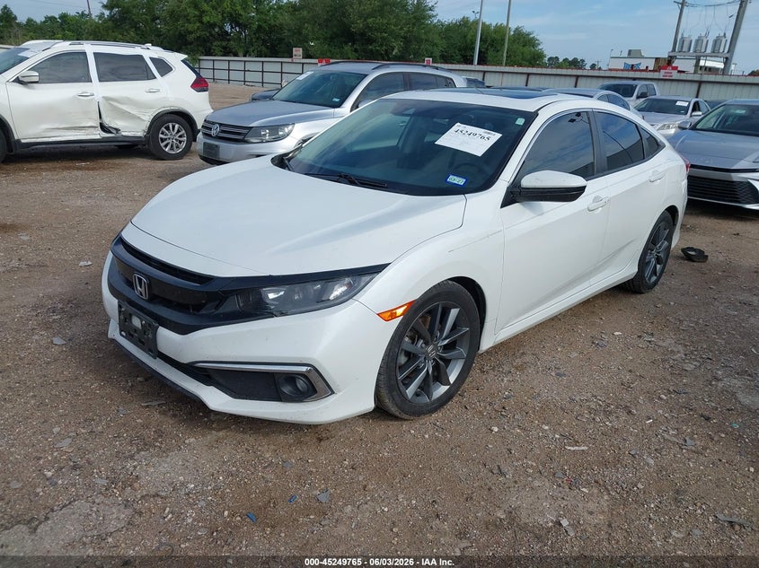 2019 Honda Civic VIN JHMFC1F79KX012944 IAAI salvage auction — RIGHT SIDE, Salvage (Texas), sold $1,550 on 2026-07-23 (photo 2)
