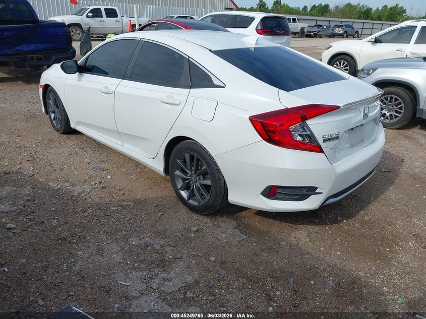 2019 Honda Civic VIN JHMFC1F79KX012944 IAAI salvage auction — RIGHT SIDE, Salvage (Texas), sold $1,550 on 2026-07-23 (photo 3)