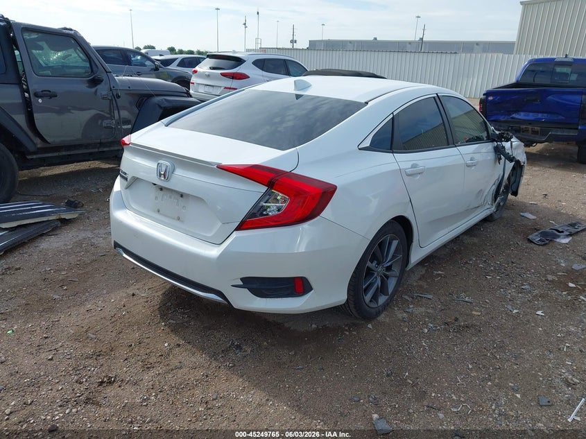 2019 Honda Civic VIN JHMFC1F79KX012944 IAAI salvage auction — RIGHT SIDE, Salvage (Texas), sold $1,550 on 2026-07-23 (photo 4)