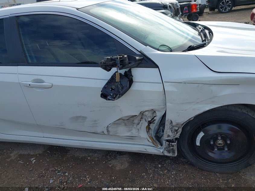 2019 Honda Civic VIN JHMFC1F79KX012944 IAAI salvage auction — RIGHT SIDE, Salvage (Texas), sold $1,550 on 2026-07-23 (photo 6)