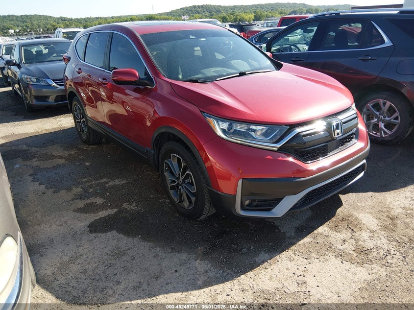 2021 Honda Cr-v VIN 2HKRW1H80MH406293 IAAI salvage auction — HAIL, Salvage Title, sold $11,200 on 2026-07-31 (photo 1)