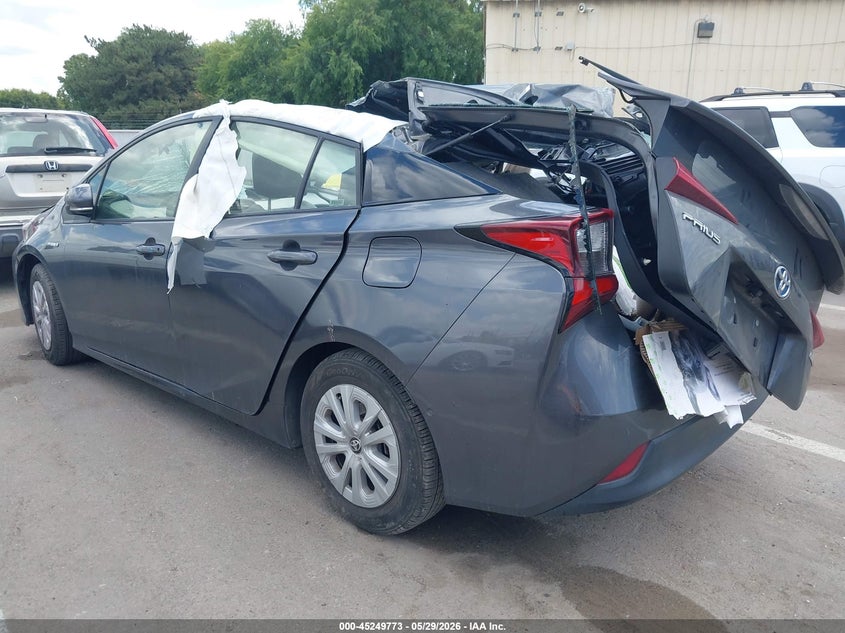2022 Toyota Prius VIN JTDKAMFU3N3181348 IAAI salvage auction — RIGHT SIDE, Non-Repairable (California), sold $525 on 2026-07-28 (photo 3)