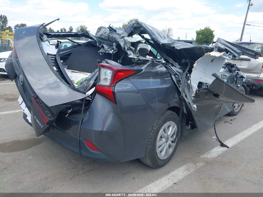 2022 Toyota Prius VIN JTDKAMFU3N3181348 IAAI salvage auction — RIGHT SIDE, Non-Repairable (California), sold $525 on 2026-07-28 (photo 4)