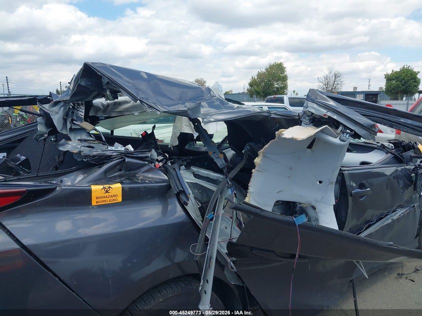 2022 Toyota Prius VIN JTDKAMFU3N3181348 IAAI salvage auction — RIGHT SIDE, Non-Repairable (California), sold $525 on 2026-07-28 (photo 6)