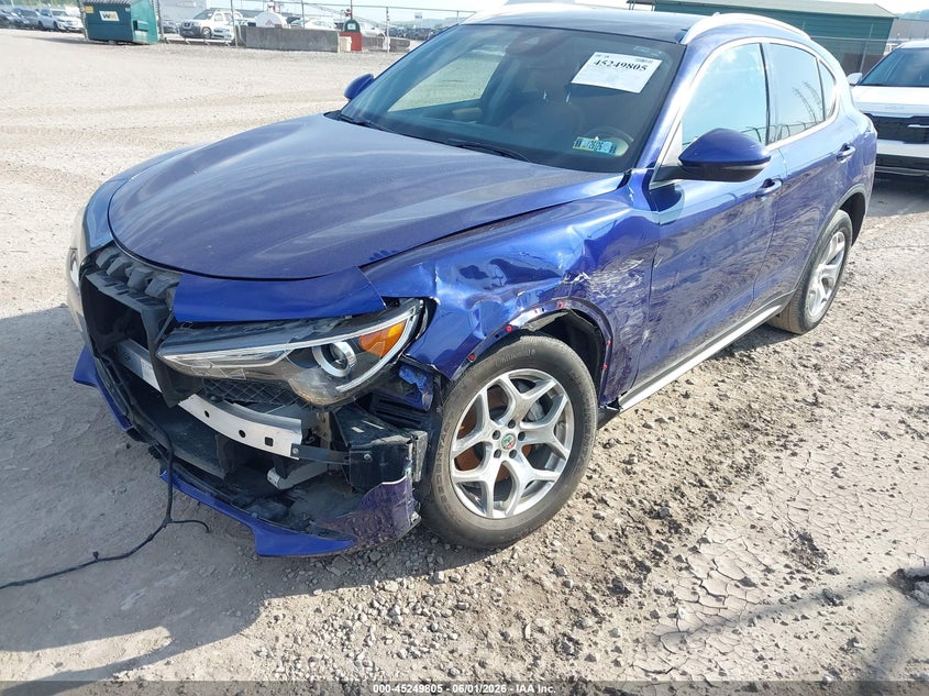 2021 Alfa romeo Stelvio VIN ZASPAKAN6M7D05959 IAAI salvage auction — LEFT FRONT, Wait Title, sold $7,300 on 2026-08-18 (photo 6)