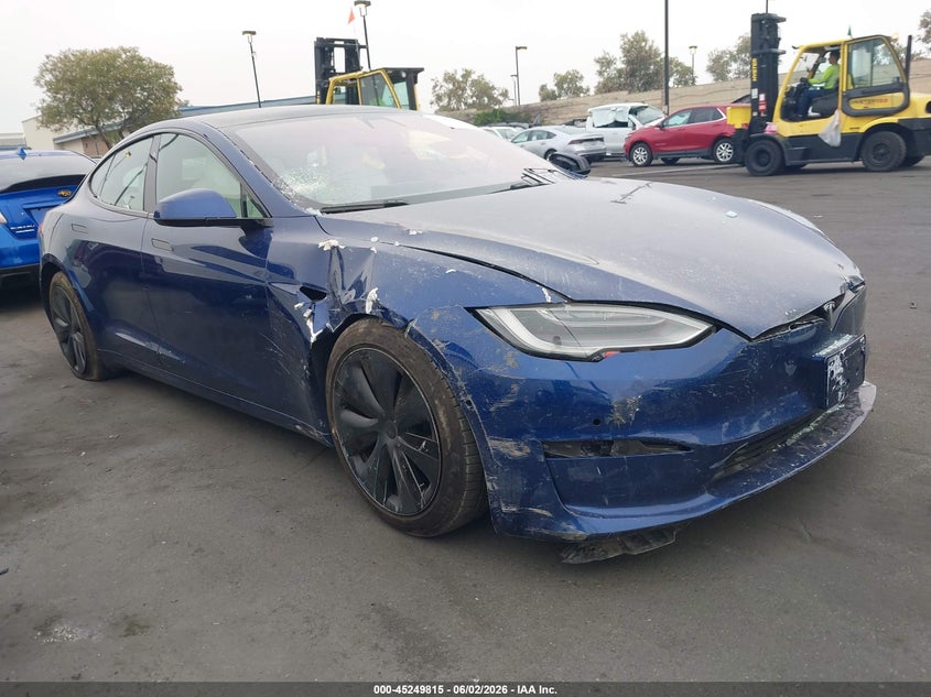 2022 Tesla Model s VIN 5YJSA1E58NF463769 — IAAI salvage auction photo