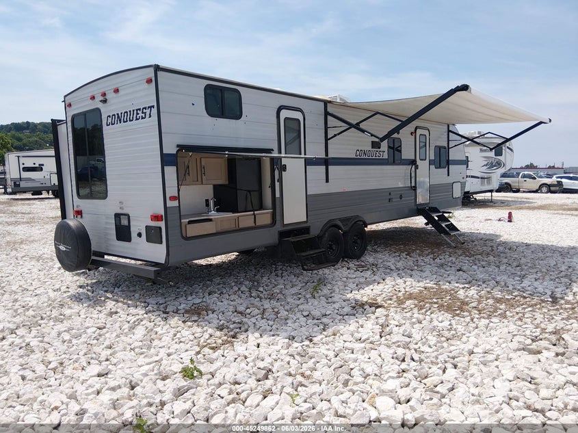 2021 Gulfstream Conquest VIN 1NL1G3723M1146993 IAAI salvage auction — HAIL, Clear (Arkansas), sold $7,100 on 2026-07-23 (photo 4)