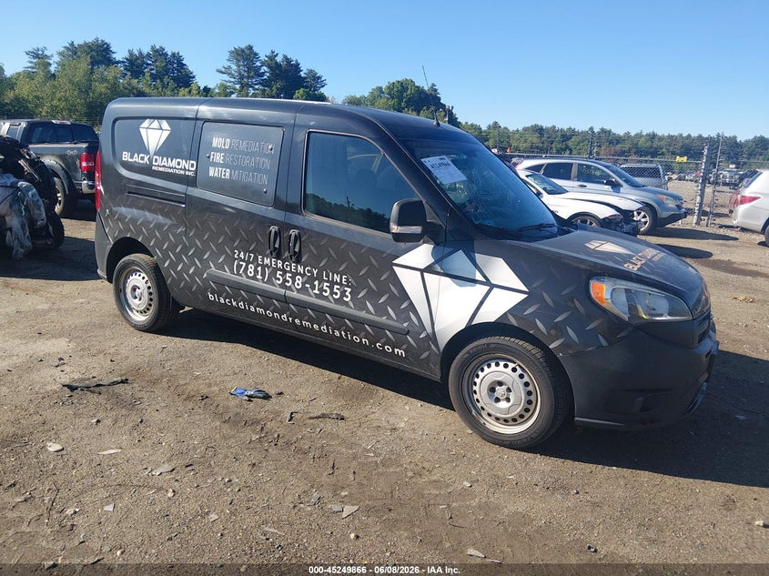 2015 Ram Promaster city VIN ZFBERFAT5F6A78745 IAAI salvage auction — REAR END, Salvage (Massachusetts), sold $1,500 on 2026-07-17 (photo 1)