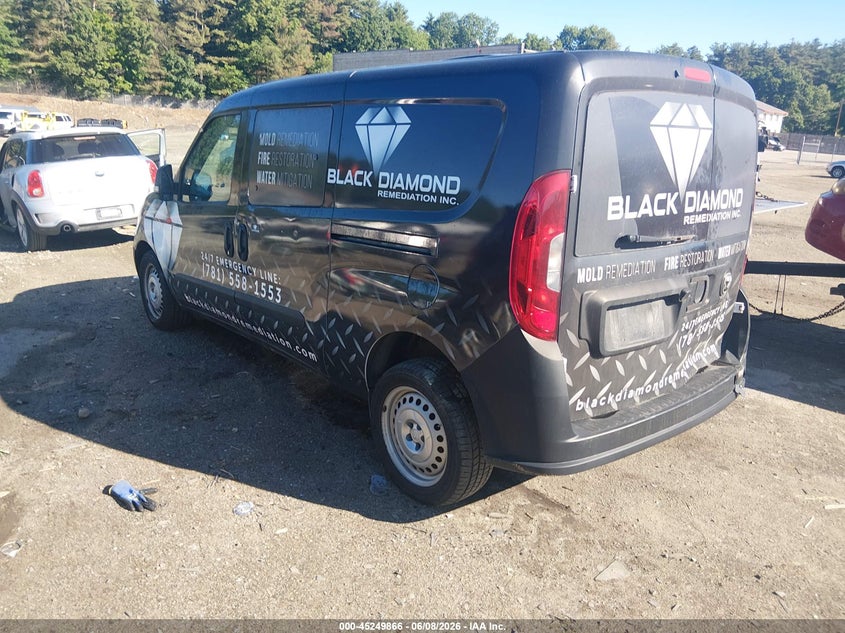 2015 Ram Promaster city VIN ZFBERFAT5F6A78745 IAAI salvage auction — REAR END, Salvage (Massachusetts), sold $1,500 on 2026-07-17 (photo 3)