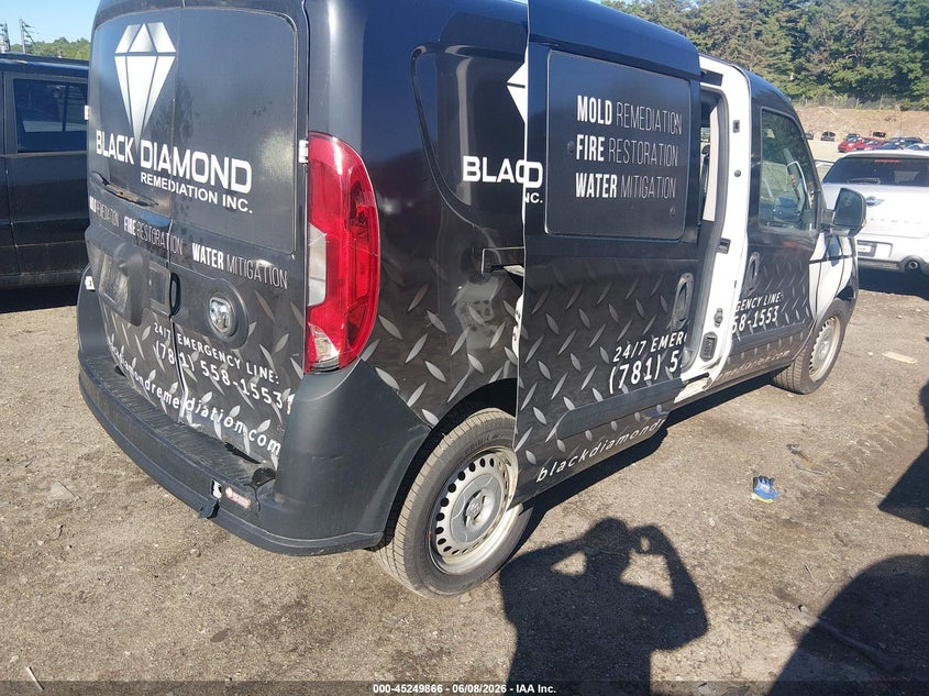 2015 Ram Promaster city VIN ZFBERFAT5F6A78745 IAAI salvage auction — REAR END, Salvage (Massachusetts), sold $1,500 on 2026-07-17 (photo 4)