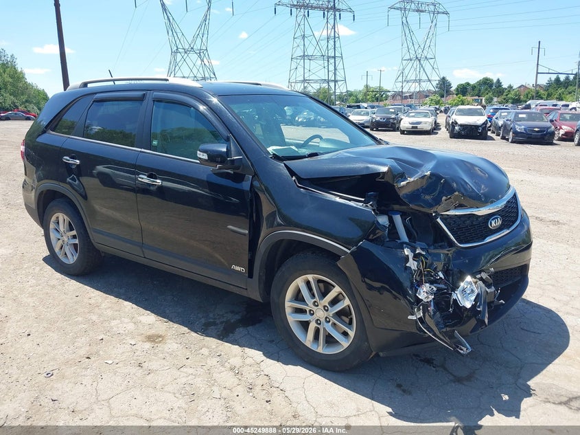 2015 Kia Sorento VIN 5XYKTDA68FG606353 IAAI salvage auction — FRONT END, Salvage Title, sold $675 on 2026-07-31 (photo 1)