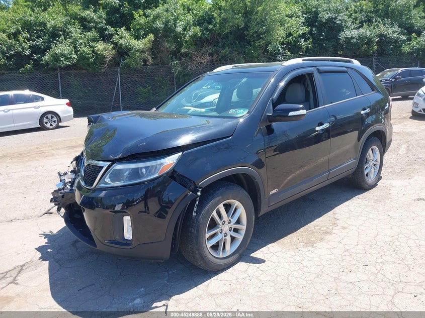 2015 Kia Sorento VIN 5XYKTDA68FG606353 IAAI salvage auction — FRONT END, Salvage Title, sold $675 on 2026-07-31 (photo 2)