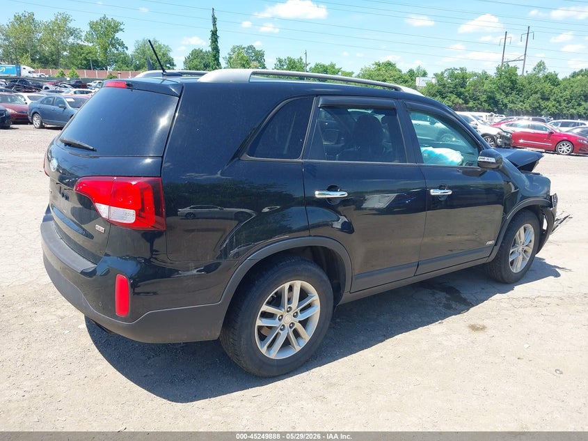 2015 Kia Sorento VIN 5XYKTDA68FG606353 IAAI salvage auction — FRONT END, Salvage Title, sold $675 on 2026-07-31 (photo 4)