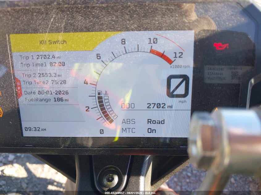 2024 Ktm 390 adventure VIN MD2JYJ400RN207379 IAAI salvage auction — FRONT END, Salvage (Pennsylvania), sold $425 on 2026-07-28 (photo 7)