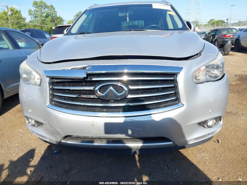 2014 Infiniti Qx60 VIN 5N1AL0MM1EC555582 IAAI salvage auction — FRONT END, Salvage Title, sold $250 on 2026-07-19 (photo 6)