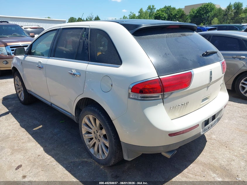 2012 Lincoln Mkx VIN 2LMDJ6JK8CBL06884 IAAI salvage auction — FRONT END, Clear (Oklahoma), sold $1,275 on 2026-07-22 (photo 3)