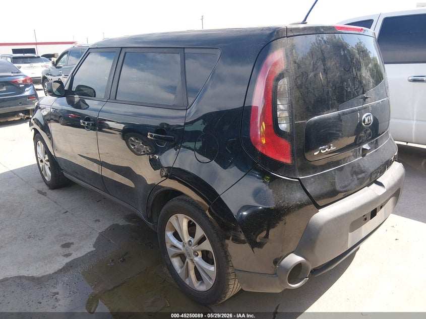 2016 Kia Soul VIN KNDJN2A20G7381237 IAAI salvage auction — NORMAL WEAR, Salvage Title, sold $800 on 2026-07-06 (photo 3)