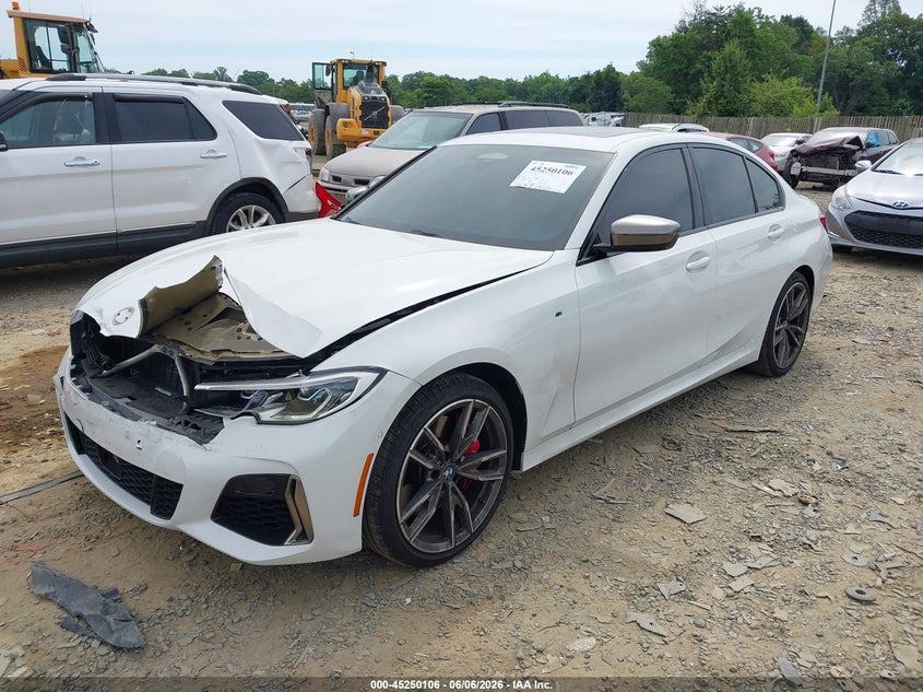 2020 BMW 3er VIN WBA5U9C00LAF54681 IAAI salvage auction — FRONT END, Salvage Title, sold $17,300 on 2026-07-27 (photo 2)