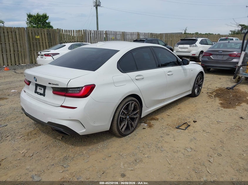 2020 BMW 3er VIN WBA5U9C00LAF54681 IAAI salvage auction — FRONT END, Salvage Title, sold $17,300 on 2026-07-27 (photo 4)
