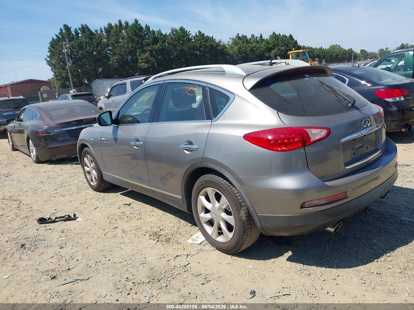 2010 Infiniti Ex VIN JN1AJ0HR7AM754448 IAAI salvage auction — RIGHT SIDE, Clear (Virginia), sold $1,050 on 2026-07-06 (photo 3)
