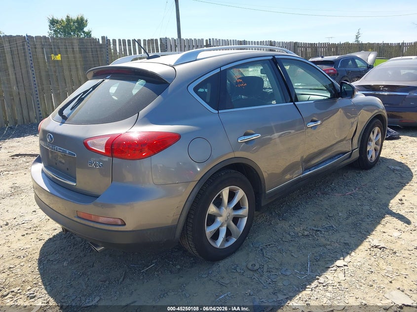 2010 Infiniti Ex VIN JN1AJ0HR7AM754448 IAAI salvage auction — RIGHT SIDE, Clear (Virginia), sold $1,050 on 2026-07-06 (photo 4)