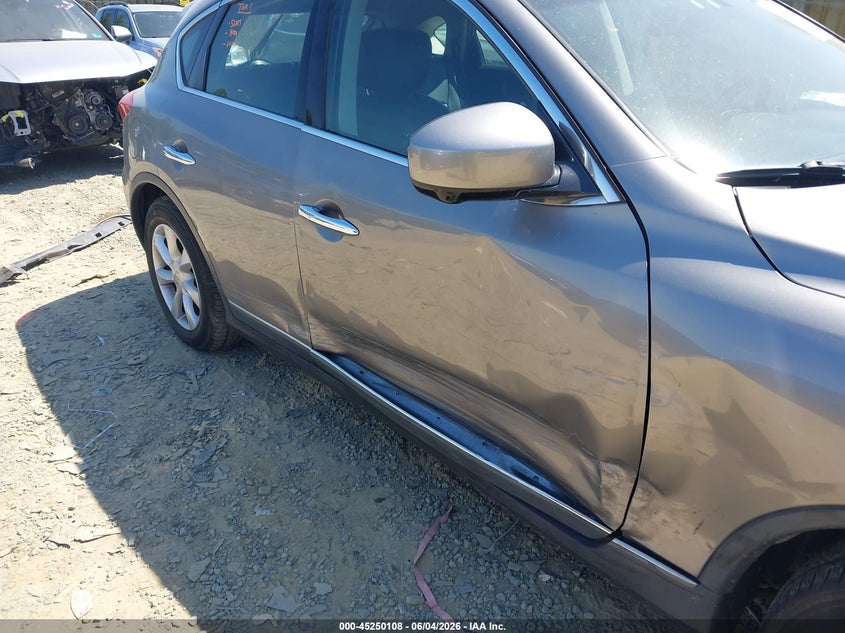 2010 Infiniti Ex VIN JN1AJ0HR7AM754448 IAAI salvage auction — RIGHT SIDE, Clear (Virginia), sold $1,050 on 2026-07-06 (photo 6)