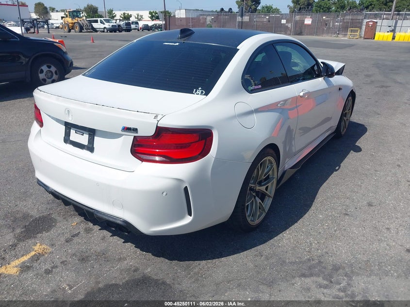 2020 BMW M2 VIN WBS2U7C07L7F02092 IAAI salvage auction — FRONT END, Salvage Title, sold $11,450 on 2026-07-20 (photo 4)