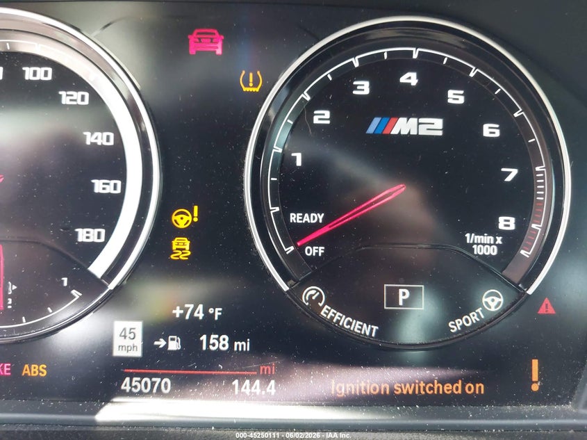 2020 BMW M2 VIN WBS2U7C07L7F02092 IAAI salvage auction — FRONT END, Salvage Title, sold $11,450 on 2026-07-20 (photo 7)
