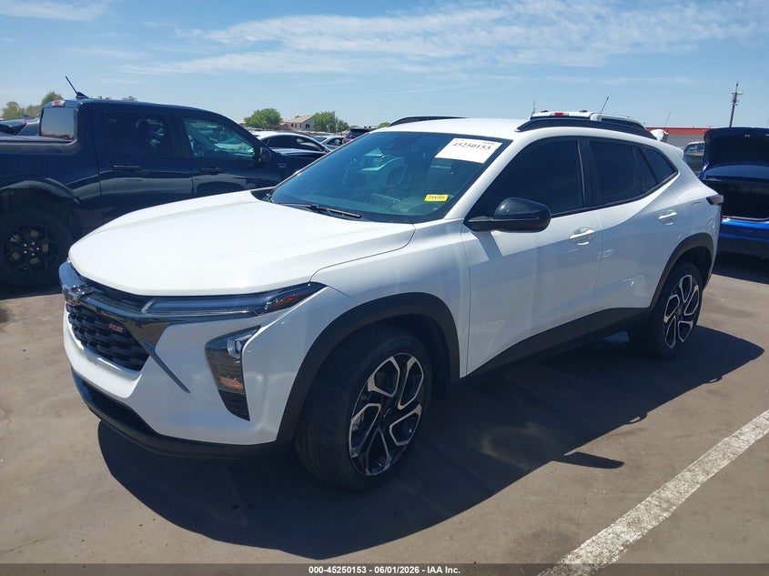2024 Chevrolet Trax VIN KL77LJE25RC120343 IAAI salvage auction — RIGHT FRONT, Salvage Title, sold $8,500 on 2026-07-08 (photo 2)