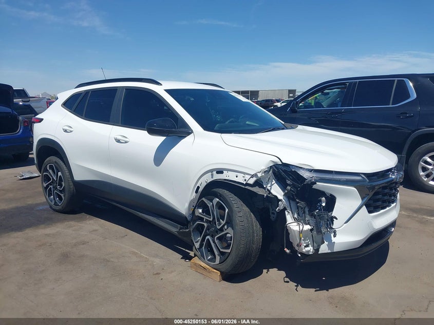 2024 Chevrolet Trax VIN KL77LJE25RC120343 IAAI salvage auction — RIGHT FRONT, Salvage Title, sold $8,500 on 2026-07-08 (photo 6)