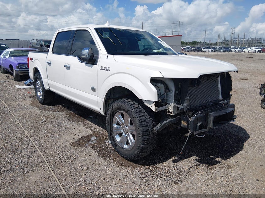 2019 Ford F-150 VIN 1FTEW1E4XKFC23202 IAAI salvage auction — FRONT END, Salvage (Louisiana), sold $8,900 on 2026-08-01 (photo 1)