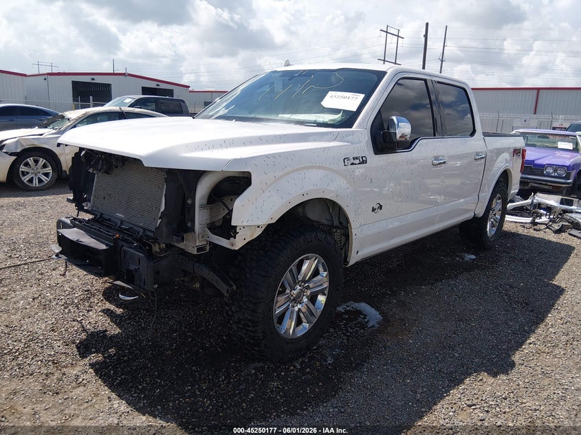 2019 Ford F-150 VIN 1FTEW1E4XKFC23202 IAAI salvage auction — FRONT END, Salvage (Louisiana), sold $8,900 on 2026-08-01 (photo 2)