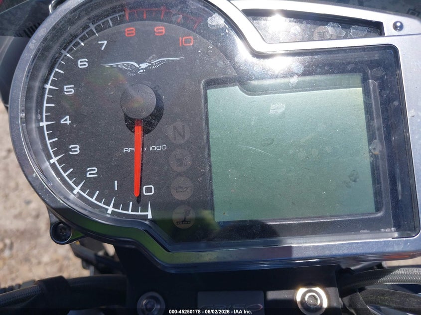 2014 Moto guzzi Griso VIN ZGULSU028EM200220 IAAI salvage auction — THEFT, Salvage Title, sold $25 on 2026-07-29 (photo 7)