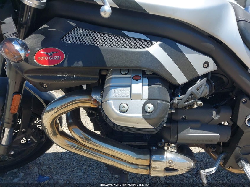2014 Moto guzzi Griso VIN ZGULSU028EM200220 IAAI salvage auction — THEFT, Salvage Title, sold $25 on 2026-07-29 (photo 9)