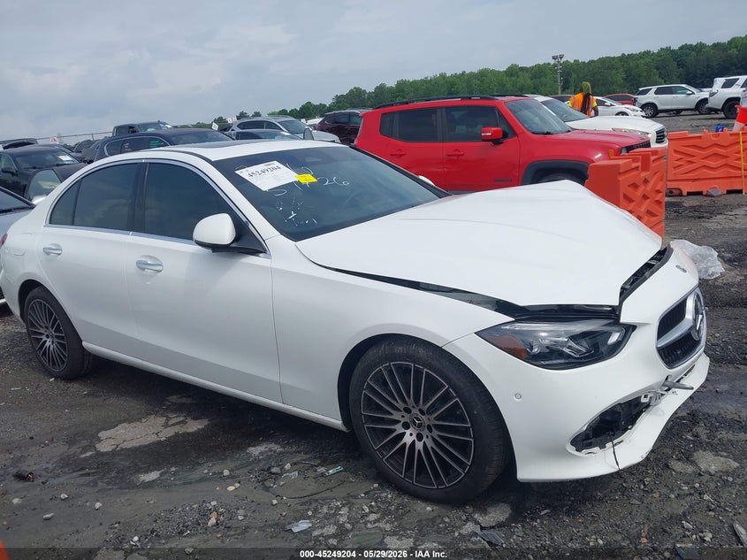 2024 Mercedes-benz C-klasse VIN W1KAF4GB9RR237666 IAAI salvage auction — FRONT END, Salvage Title, sold $15,400 on 2026-07-09 (photo 1)