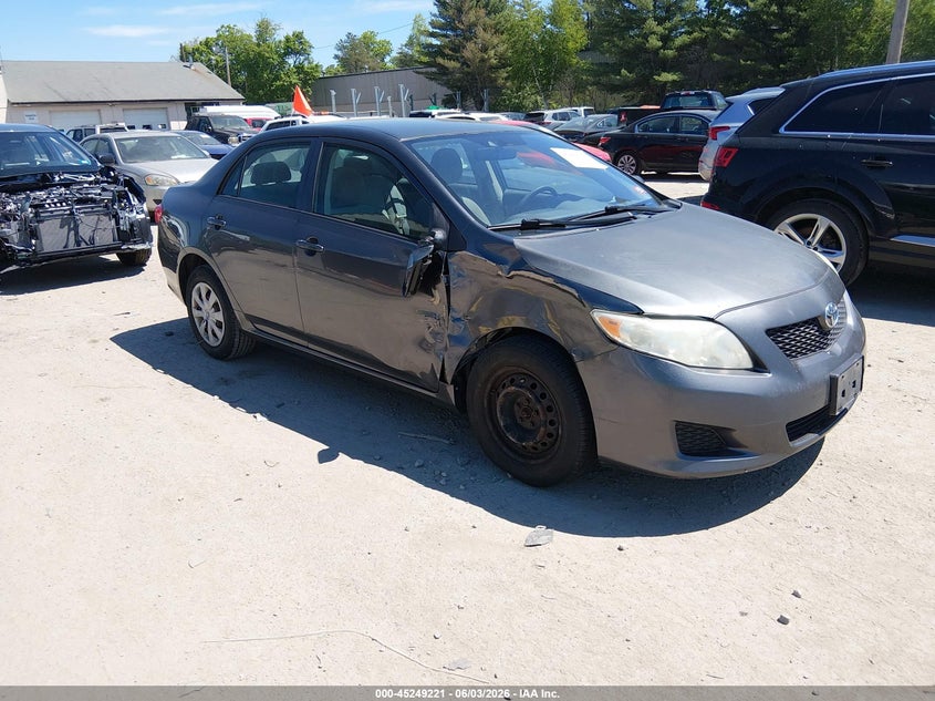 2009 Toyota Corolla VIN JTDBL40E299087847 IAAI salvage auction — FRONT END, Salvage (New Hampshire), sold $900 on 2026-07-18 (photo 1)