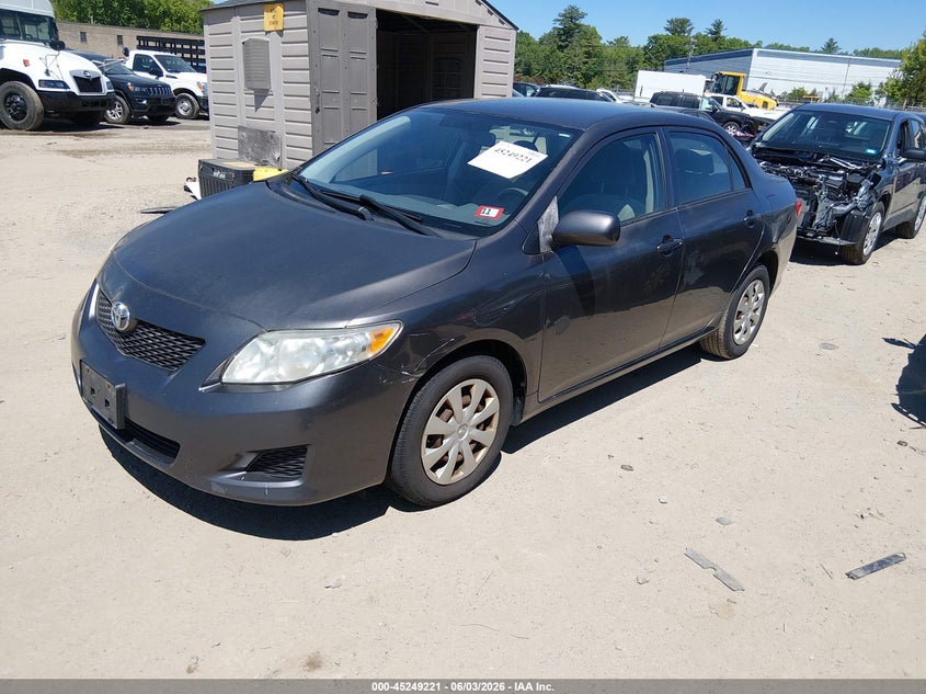 2009 Toyota Corolla VIN JTDBL40E299087847 IAAI salvage auction — FRONT END, Salvage (New Hampshire), sold $900 on 2026-07-18 (photo 2)