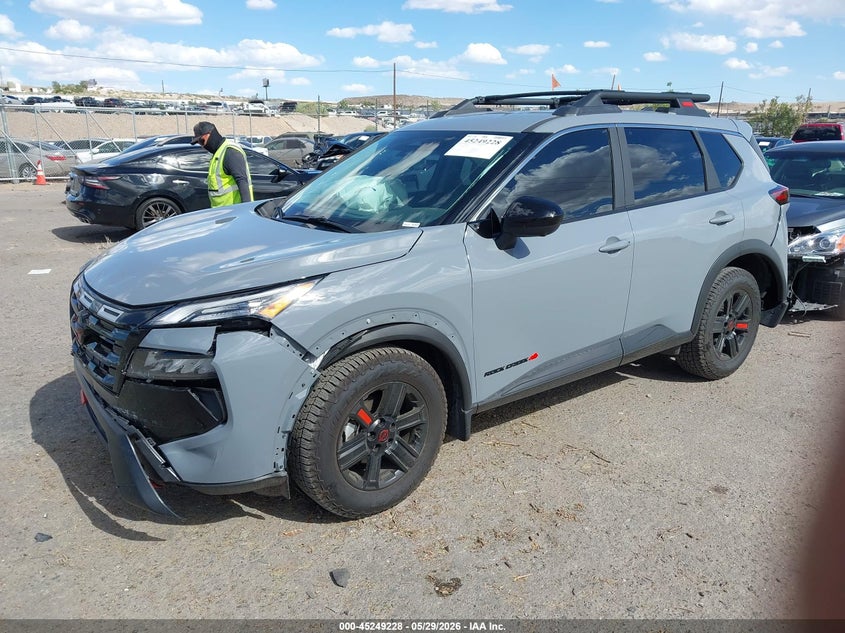 2026 Nissan Rogue VIN 5N1BT3BB3TC720603 IAAI salvage auction — FRONT END, Salvage (New Mexico), sold $8,550 on 2026-07-29 (photo 2)