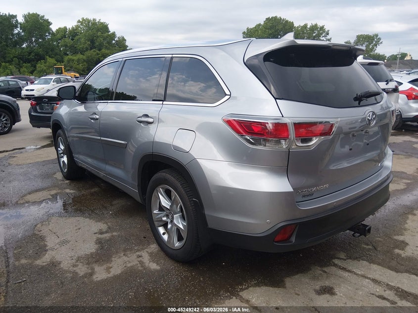 2016 Toyota Highlander VIN 5TDDKRFHXGS287917 IAAI salvage auction — RIGHT SIDE, Salvage Title, sold $8,100 on 2026-07-15 (photo 3)