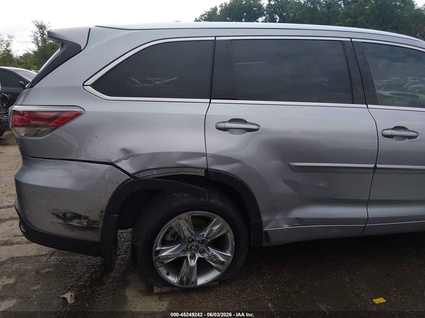 2016 Toyota Highlander VIN 5TDDKRFHXGS287917 IAAI salvage auction — RIGHT SIDE, Salvage Title, sold $8,100 on 2026-07-15 (photo 6)