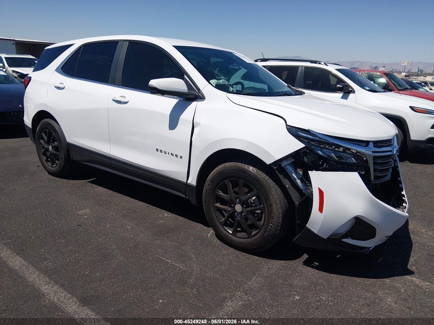 2024 Chevrolet Equinox VIN 3GNAXKEG1RL321473 IAAI salvage auction — FRONT END, Salvage Title, sold $4,550 on 2026-07-24 (photo 1)