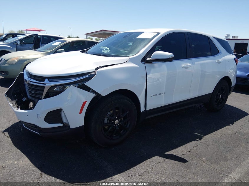 2024 Chevrolet Equinox VIN 3GNAXKEG1RL321473 IAAI salvage auction — FRONT END, Salvage Title, sold $4,550 on 2026-07-24 (photo 2)