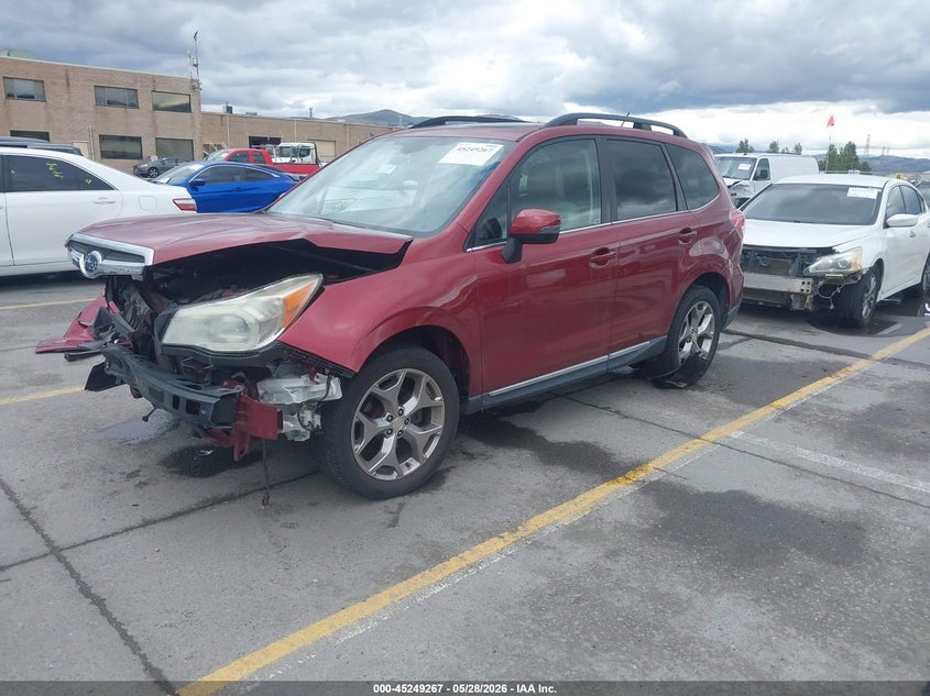 2015 Subaru Forester VIN JF2SJAWC2FH550843 IAAI salvage auction — FRONT END, Salvage Title, sold $825 on 2026-07-13 (photo 2)
