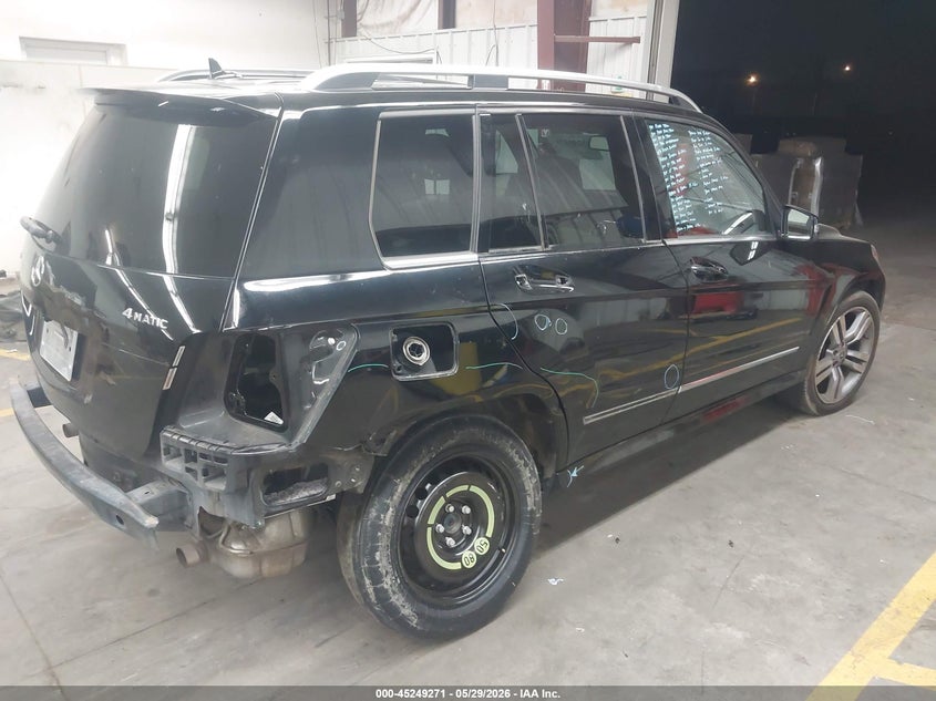 2014 Mercedes-benz VIN WDCGG8JB1EG217218 IAAI salvage auction — REAR END, Salvage Title, sold $1,150 on 2026-07-28 (photo 4)