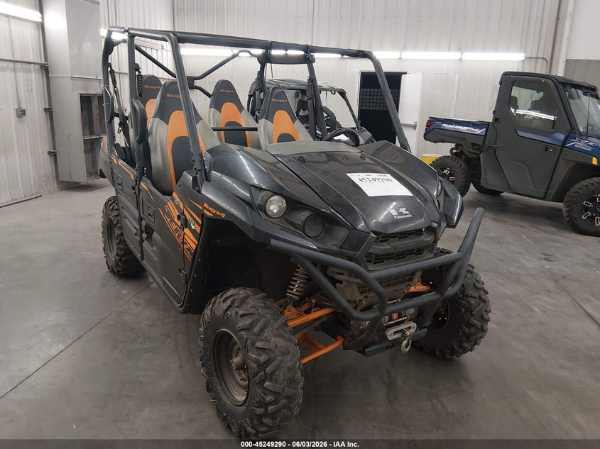 2020 Kawasaki Teryx VIN JKBRTCF12LB505939 IAAI salvage auction — FRONT END, Salvage Title, sold $2,550 on 2026-07-21 (photo 1)