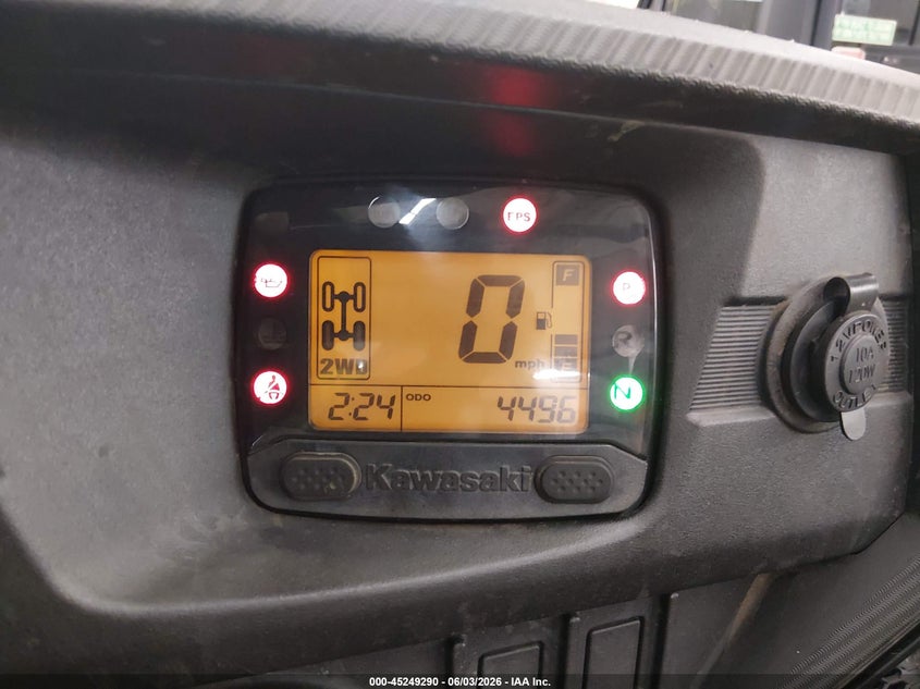 2020 Kawasaki Teryx VIN JKBRTCF12LB505939 IAAI salvage auction — FRONT END, Salvage Title, sold $2,550 on 2026-07-21 (photo 7)