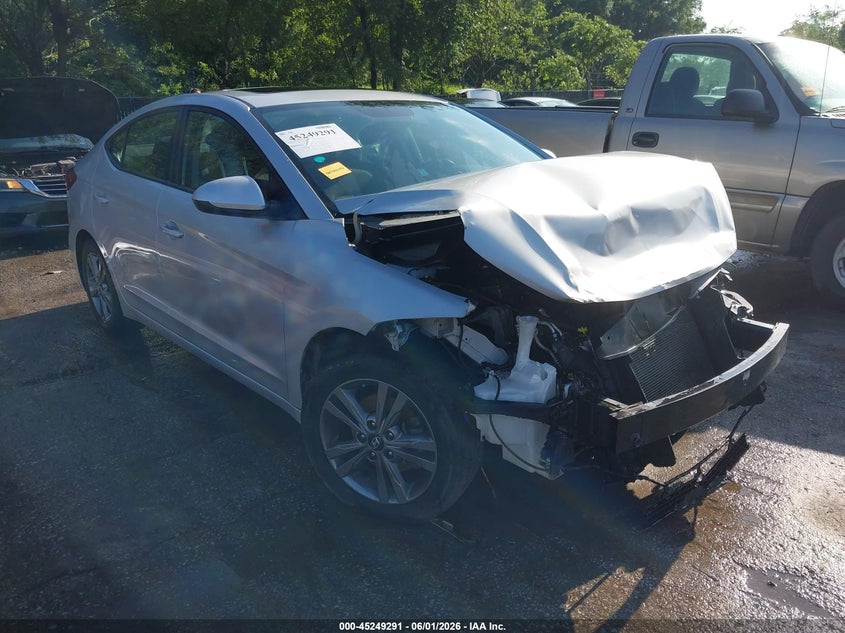 2017 Hyundai Elantra VIN KMHD84LF3HU241343 IAAI salvage auction — FRONT END, Salvage Title, sold $875 on 2026-07-15 (photo 1)